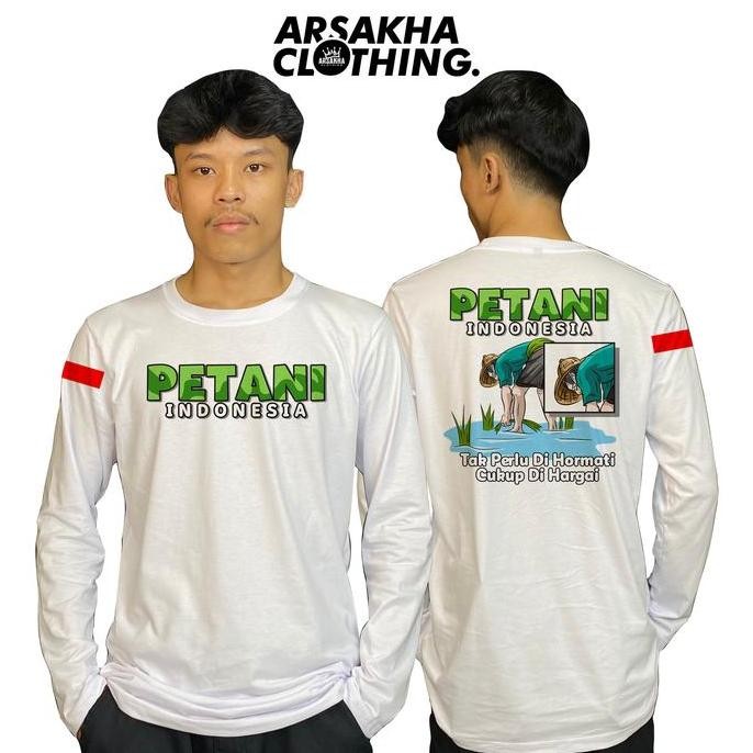 

Terlaris Kaos Lengan Panjang Petani Muda Padi Sawah Indonesia Baju Distro - Arsakha Clothing