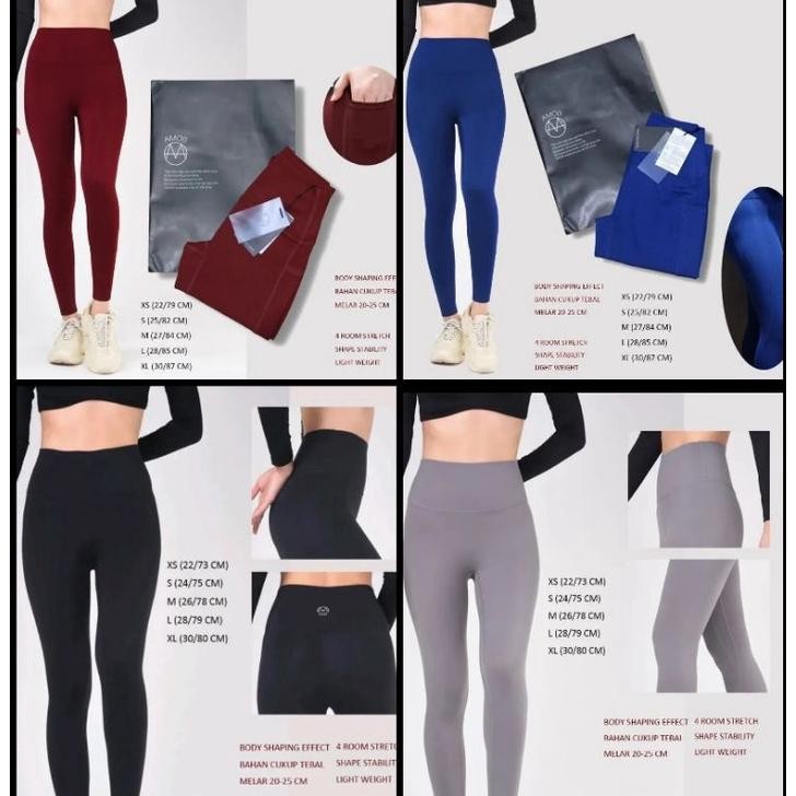 BEST SELLER AMOB ACTIVE HIGHWAIST BODY SHAPER POCKET LEGGING (ORIGINAL KOREAN BRAND) NO PAPERBAG