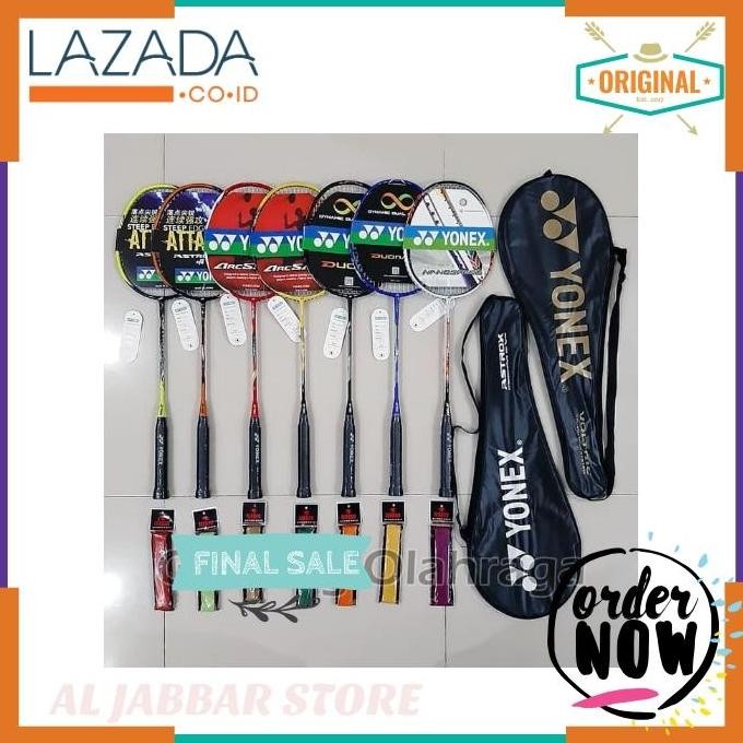 Raket Badminton Yonex Import (Senar + Tas + Grip)  Raket badminton/ Raket yonex/ Raket/ Raket buluta