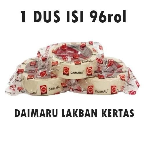 

Daimaru Lakban Kertas 1 Dus Isi 96 Rol Original Dan Terpercaya