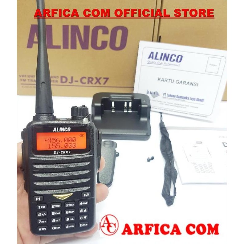 Ht Alinco Dj-Crx7 Dualband - Ht Alinco Dj Crx 7 Vhf / Uhf Original Kualitas Terbaik Harga Termurah