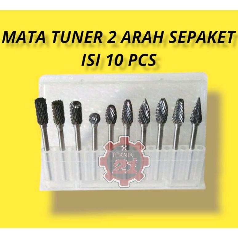 MATA BOR TUNER SET 10 PCS MATA PORTING SET 10 PCS 2 ARAH MATA ROTARY CARBIDE