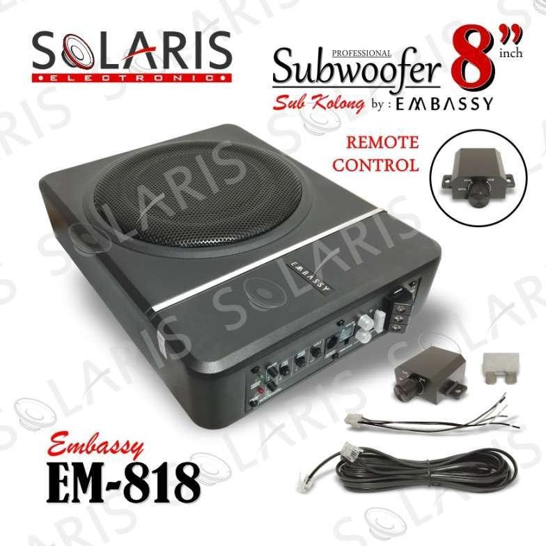 SUBWOOFER KOLONG 8 Inch PREMIUM EMBASSY EM-818