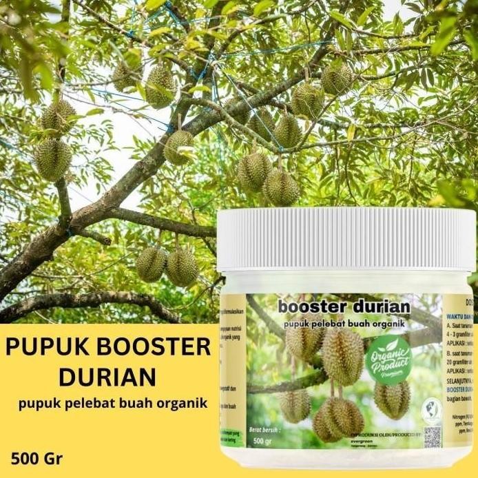 

Terlaris Pupuk Booster Durian Organik 500Gr Pemicu Cepat Berbuah Lebat Besar Tanaman Serbuk Tanah