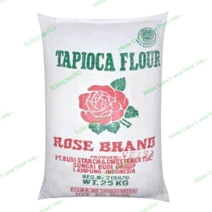 

Terlaris Tepung Kanji Tepung Tapioka Rose Brand Repack 500Gr