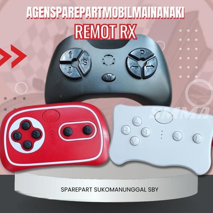 Miliki Set Receiver Dan Remot Control Rx60 (Modul Pcb) Mobil Mainan Aki