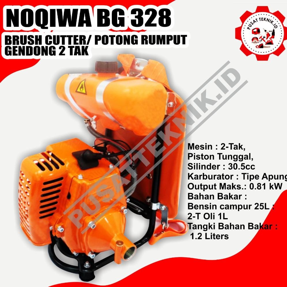 NOQIWA BG 328 MESIN POTONG RUMPUT 2 TAK NOQIWA BG328 BRUSH CUTTER