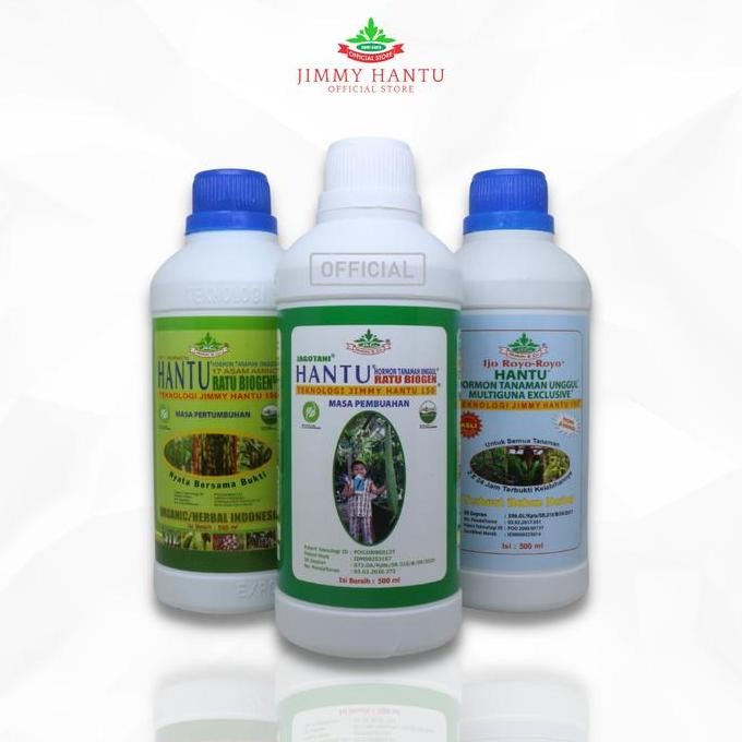 

Terlaris Pupuk Jimmy Hantu 500Ml Paket Zpt Multiguna Jagotani Asli Poc Organik