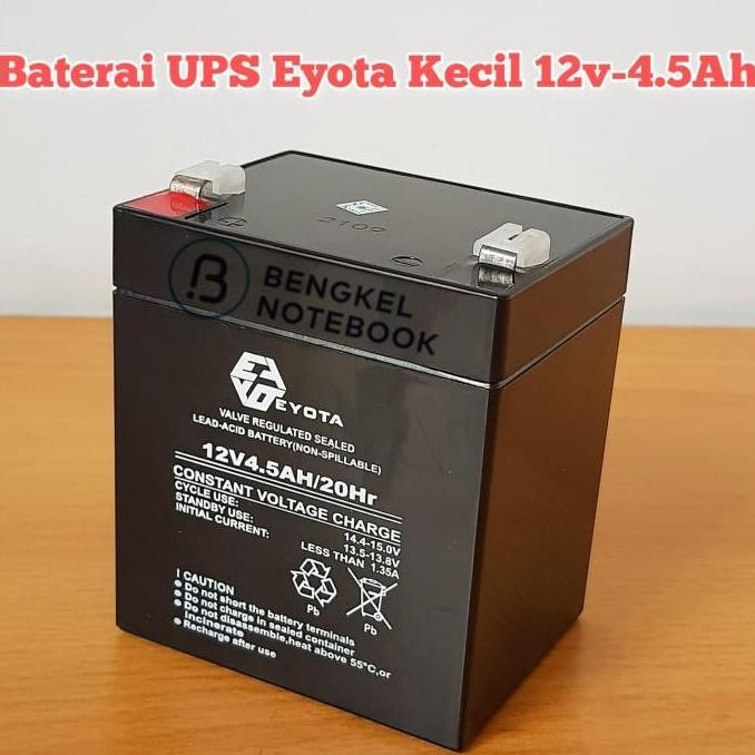 HARGA DISC - Baterai UPS Eyota Kecil 12v - 4.5Ah Aki Kering 12 Volt 4.5 Ah