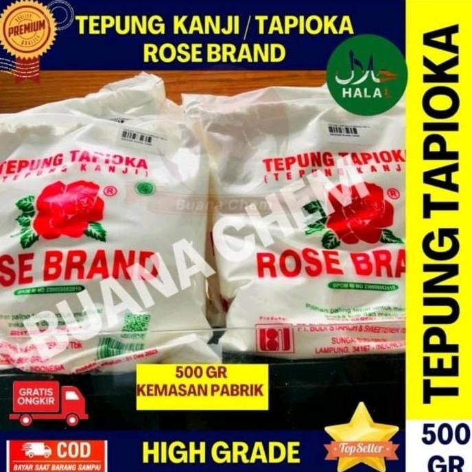 

Terlaris Tepung Tapioka Rose Brand 500 Gr / Tepung Kanji