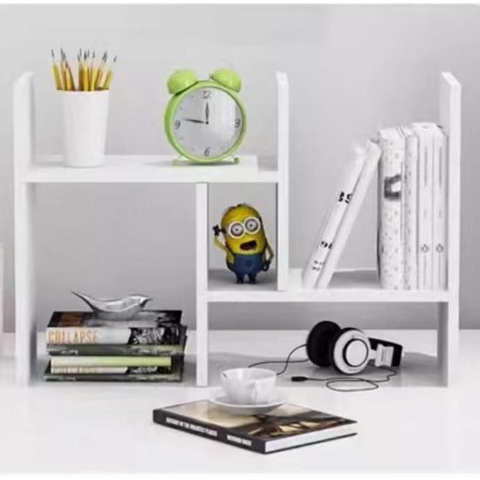 Rak Buku Fleksibel Rak Buku Minimalis Rak Meja Serbaguna