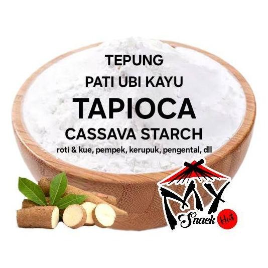 

Terlaris Tepung Tapioka 250Gr Pati Singkong Kanji Kasava Powder Kue Kering Lapis Cilok Pempek Premium Halal
