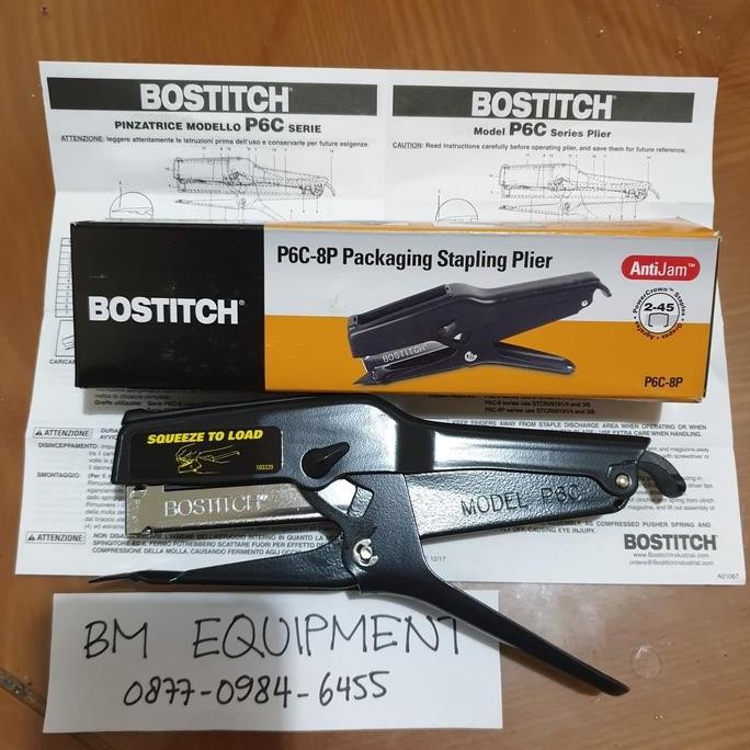 

Gun Stapler Bostitch Original P6C-8P Sword Point