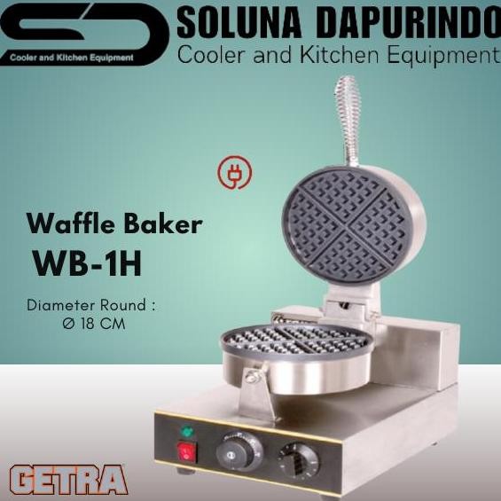 GETRA Waffle Baker WB1H/Mesin Pembuat Waffle