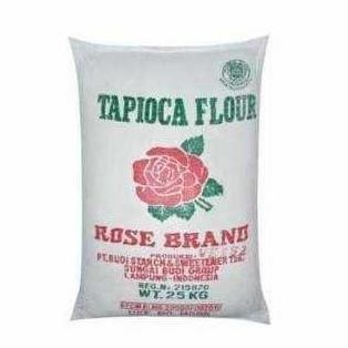 

Terlaris Tepung Tapioka, Tepung Kanji, Tepung Tapioka Rose Brand 500Gr Repack
