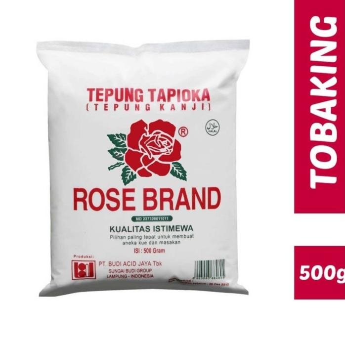 

Terlaris Tepung Tapioka Kanji Rose Brand Rosebrand 500Gr