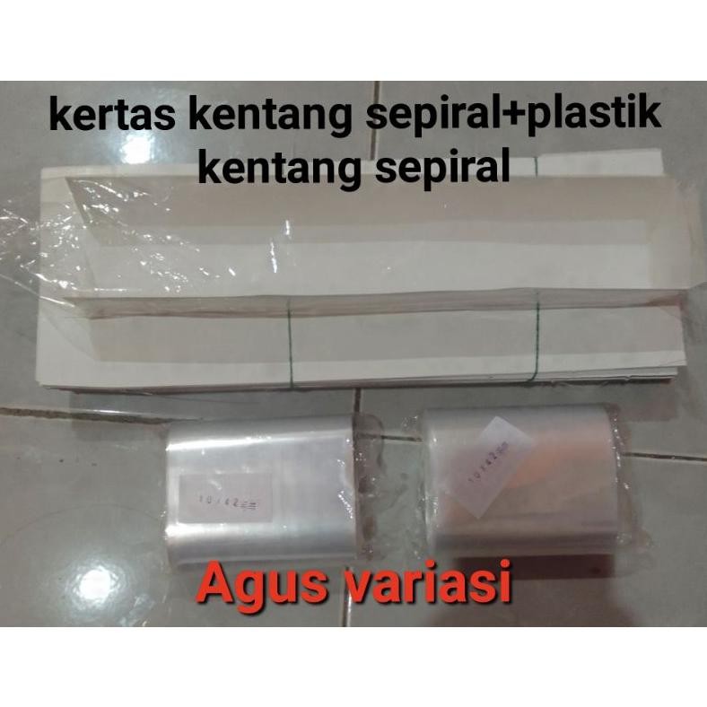 

Berkualitas Kertas Kentas Sepiral/Kertas Kentang Ulir+Plastik Kentang Sepiral. Prermium