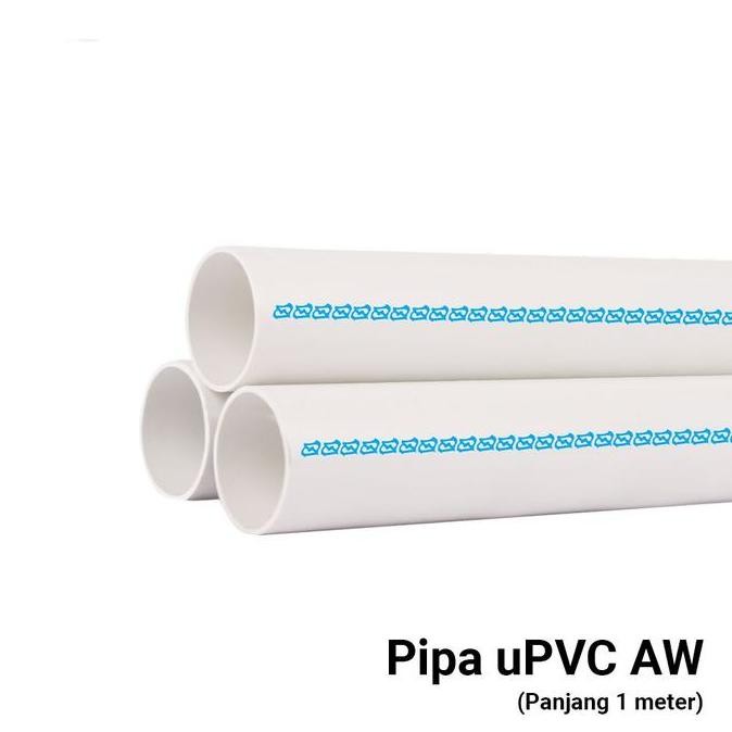 Pipa PVC AW 6 inch 1 meter Pipa Pralon uPVC AW 6" Pipa PVC Putih 6 inch