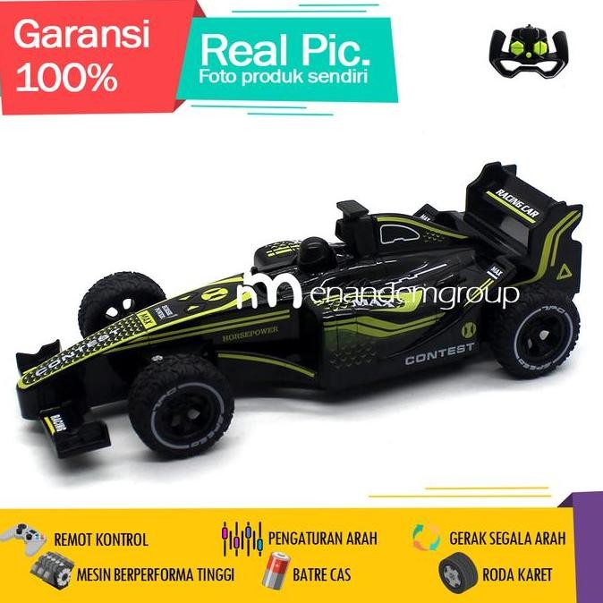 Terjangkau Mainan Mobil Remot Kontrol Rc Balap Formula Turbo Batre Cas Super Fast