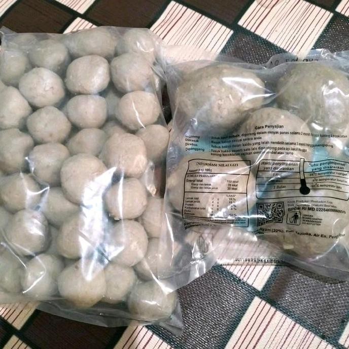

Paket Baso Super isi 50butir + 5butir urat Food