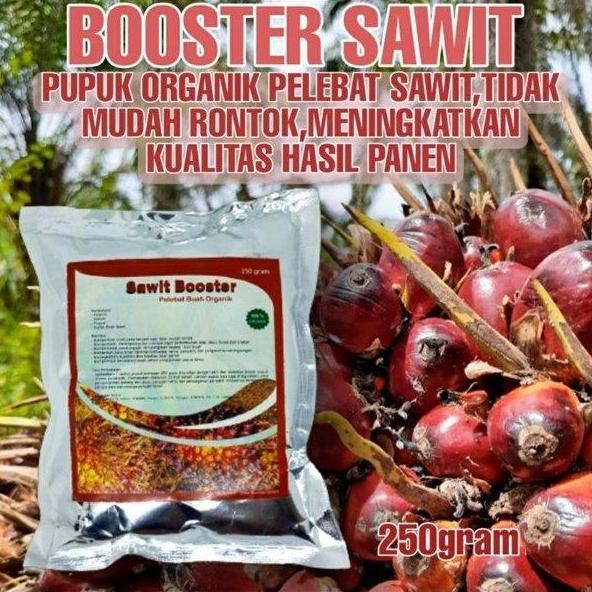 

Terlaris Pupuk Kelapa Sawit Booster Organik Pelebat Anti Rontok Tanaman 250Gr