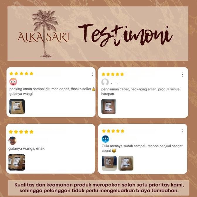 

Gula Aren Semut / Bubuk Palm Sugar Organik Alka Sari 1Kg