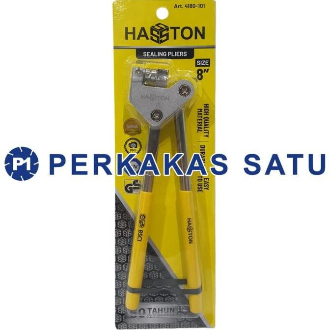 BEBAS ONGKIR - TANG SEGEL 8" TIMAH METERAN AIR LISTRIK PAM PDAM PLN HASSTON 4180-101