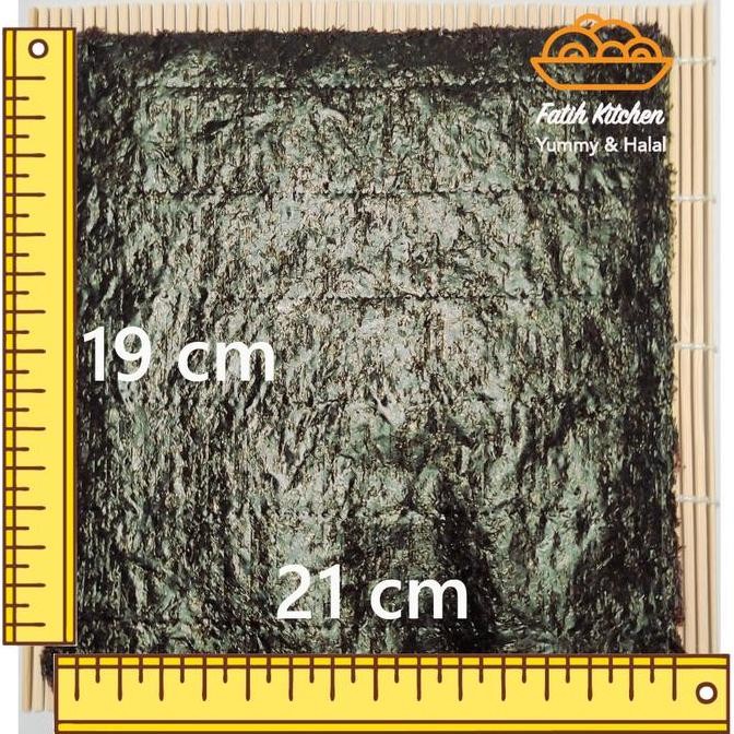 

Sakao Nori Sushi Nori 20 lembar Halal MUI - Seaweed Rumput Laut