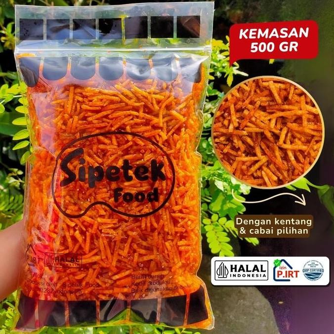 

Sipetek - [Spesial] Kentang Mustofa 500gr Pedas Manis Gurih Kriuk
