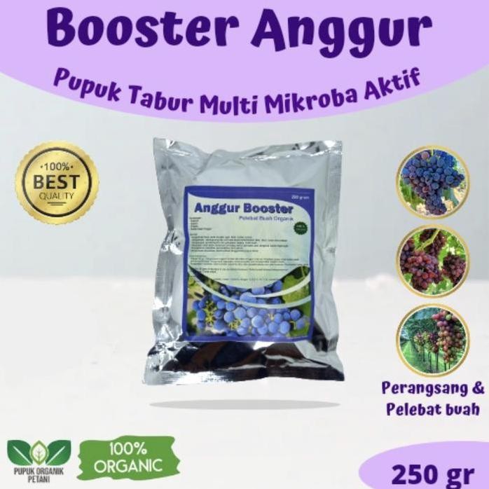 

Terlaris Pupuk Booster Organik Anggur 250Gr