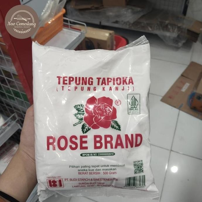 

Terlaris Rose Brand Tepung Tapioka Kanji 500Gr -1Kg