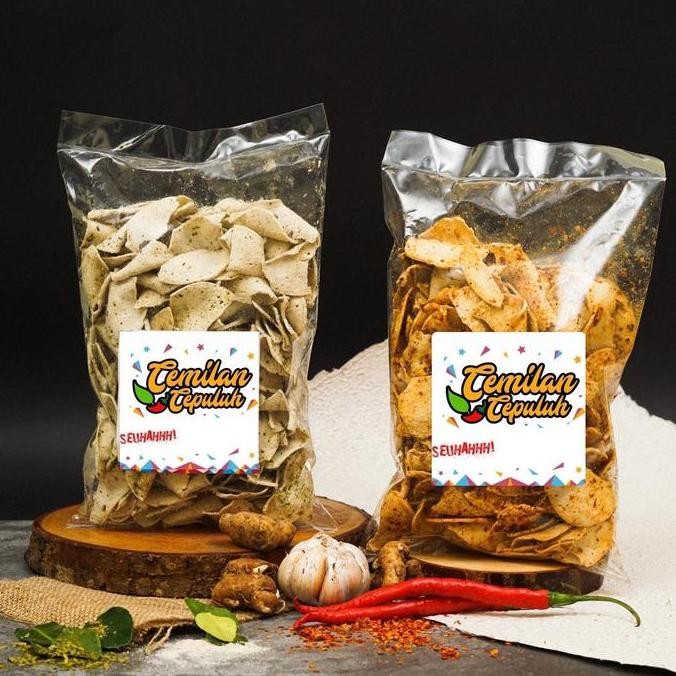 

BASRENG TIPIS DAUN JERUK 350 GRAM Pedas Food Snacks Goreng