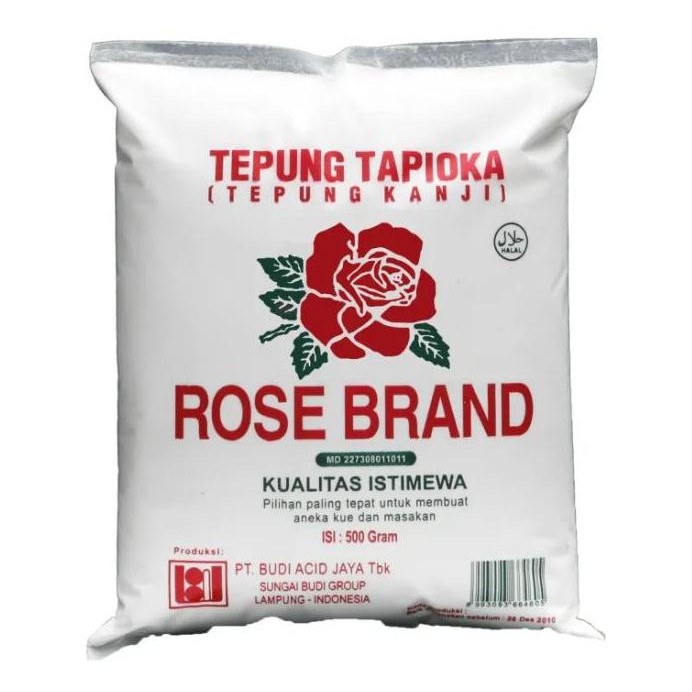 

Terlaris Tepung Kanji Tapioka Rose Brand 500Gram