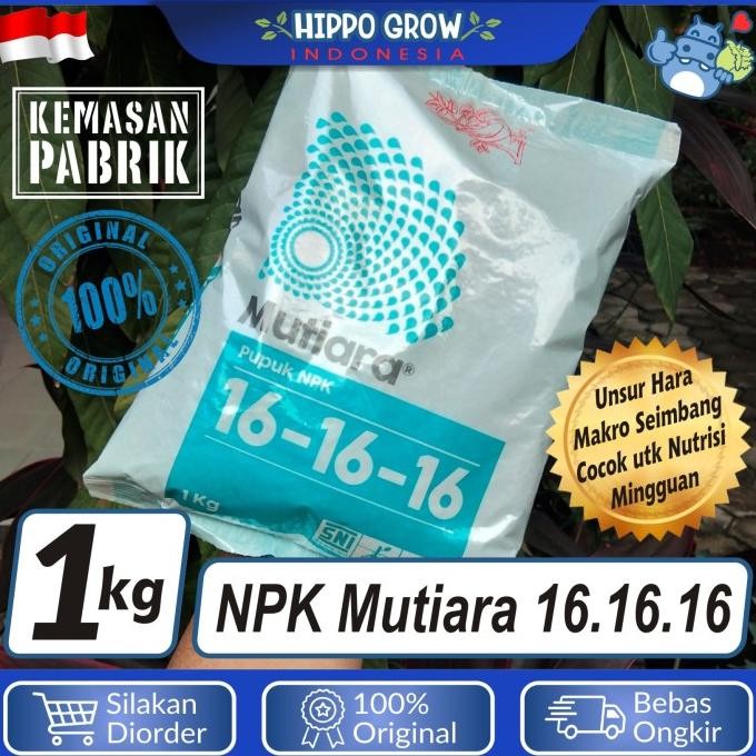 

Terlaris Pupuk Npk Mutiara 16-16-16 Original 1Kg