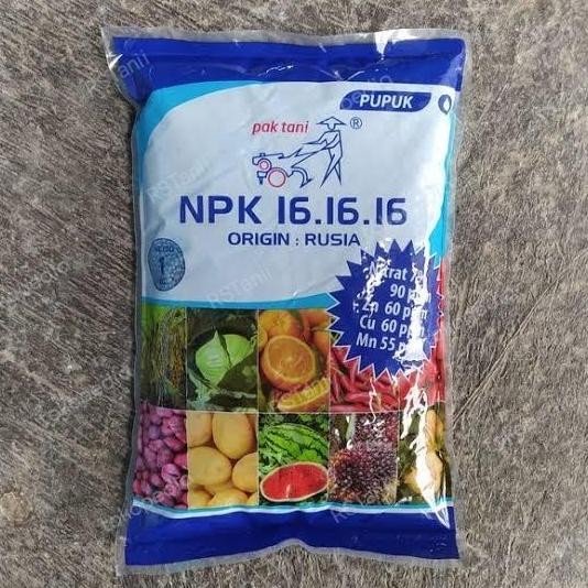 

Terlaris Pupuk Npk Pak Tani 16-16-16 Kemasan Pabrik 1Kg