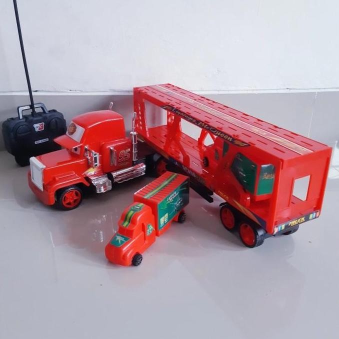 Spesial Mainan Cars Truk Hauler Remote Control Rc Car Mobil Truck Trailer Anak