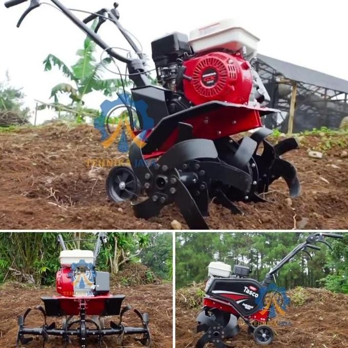 Mesin Bajak Tanah Tasco Bk 55 Mesin Honda Traktor Mini Kultivator Kode 5413