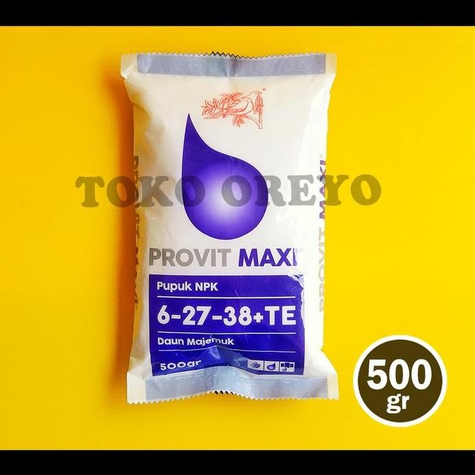 

Terlaris Pupuk Meroke Provit Maxi 500 Gram Kemasan Pabrik Npk