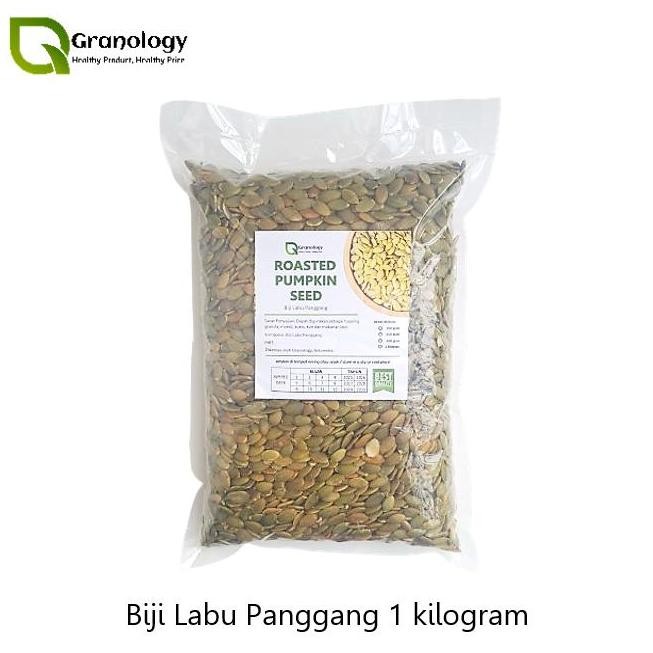

Biji Labu Oven / Roasted pumpkin Seed (1 kilogram) by Granology