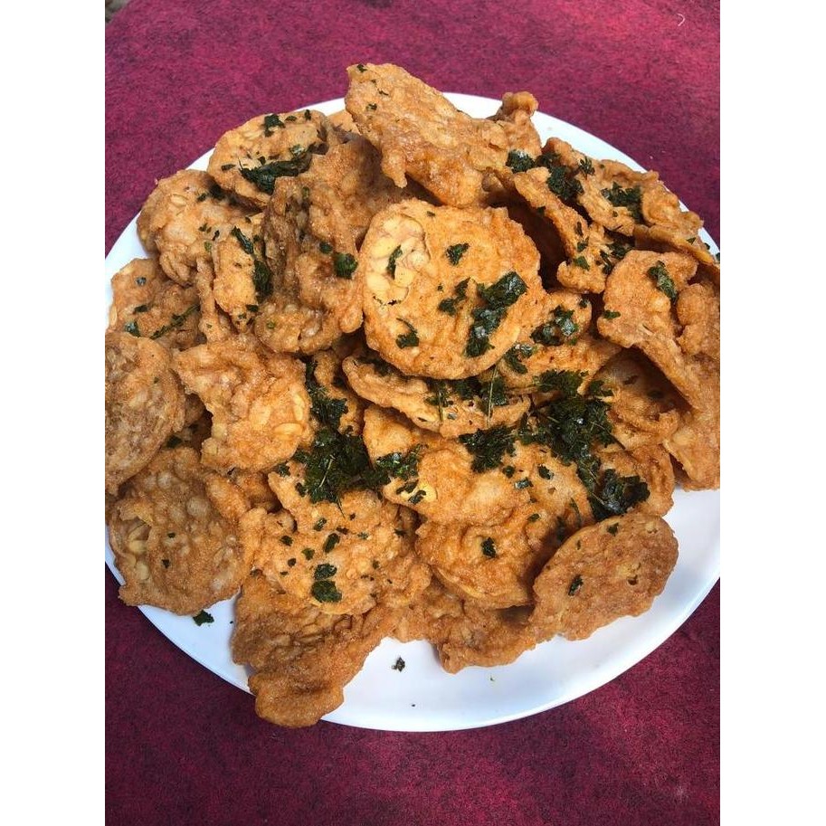 

1 Kg Keripik Tempe Bulat Manglayang Rasa Original Daun Jeruk Camilan Food Camilan Food