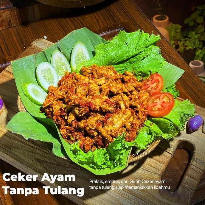 

MouMou Ceker Cumi Mercon Tanpa Tulang Ceker Cumi Mercon Pedas Ceker Mercon Sambal Lauk Siap Saji Makanan Instant Ceker Cumi Mercon Tanpa Tulang 200g/ Merah Masakan Food Meat Daging
