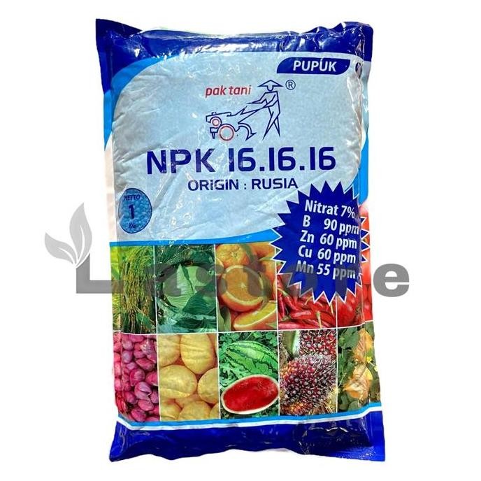 

Terlaris Pupuk Npk 16 16 16 1 Kg Pak Tani Kemasan Pabrik