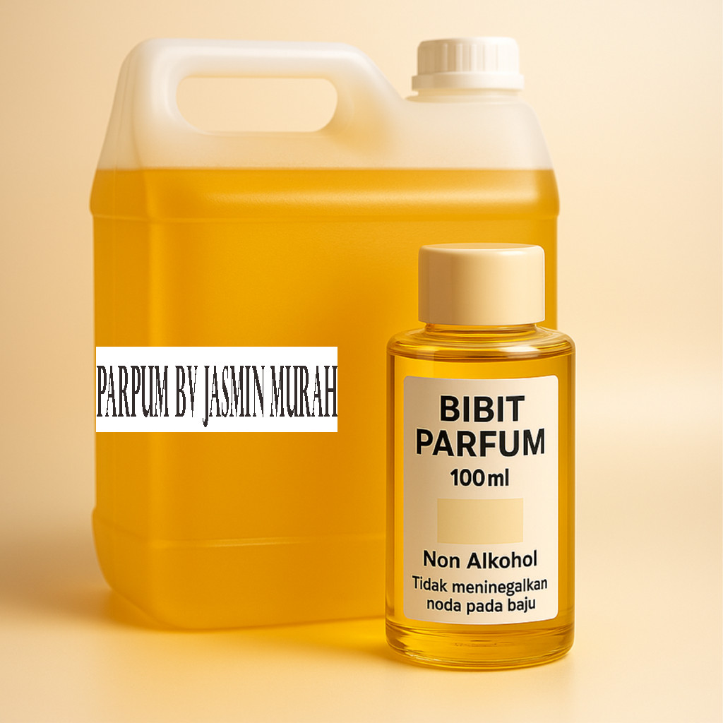 Bibit Murni Parfume Wanita Tahan Lama BV Jasmin Biang 100ml Biang Parfum Tahan Lama Asli Murah Tanpa