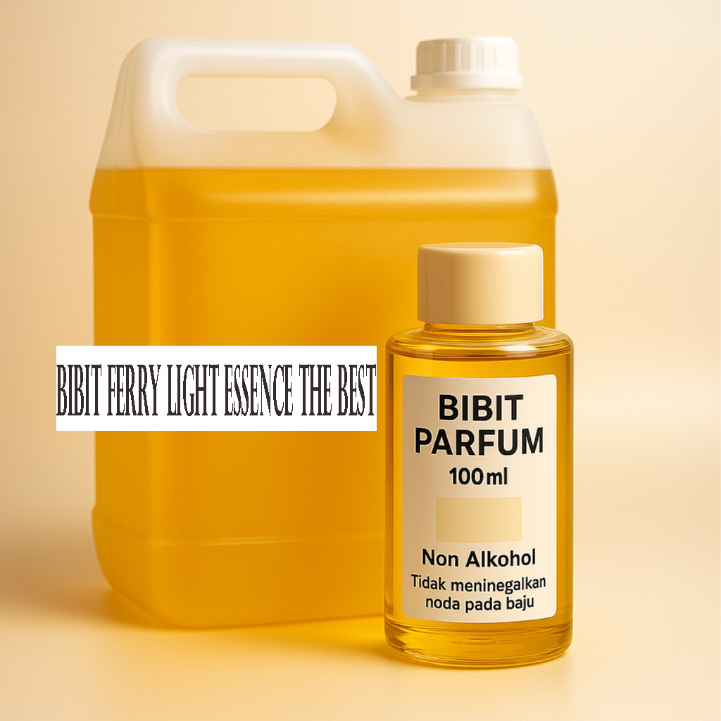 Asli Parfum Bibit Murni Ferry Light Essence 100ml Minyak Wangi Tahan Lama Refill Non Alkohol