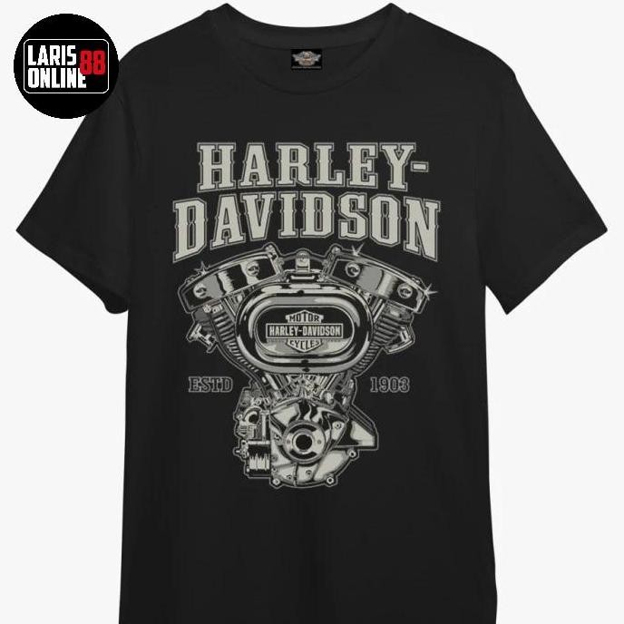 Kaos Otomotif Baju Motor Hd Vtwin New Stok