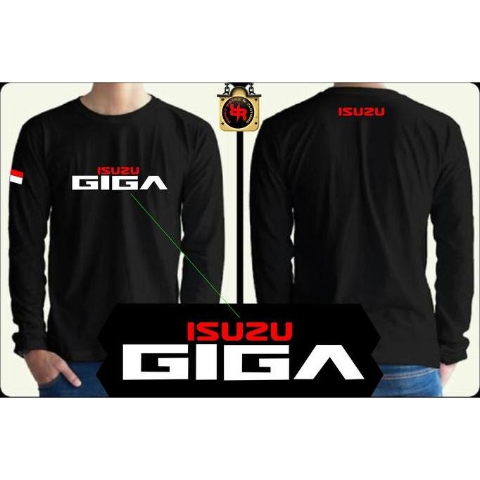Baju Isuzu Giga Kaos Seragam Pria Wanita Lengan Panjang New Stok
