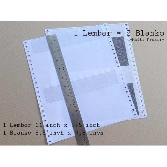

Mencetak Kertas Slip Gaji Carbonize 3Ply Box 1000 Lembar - Percetakan