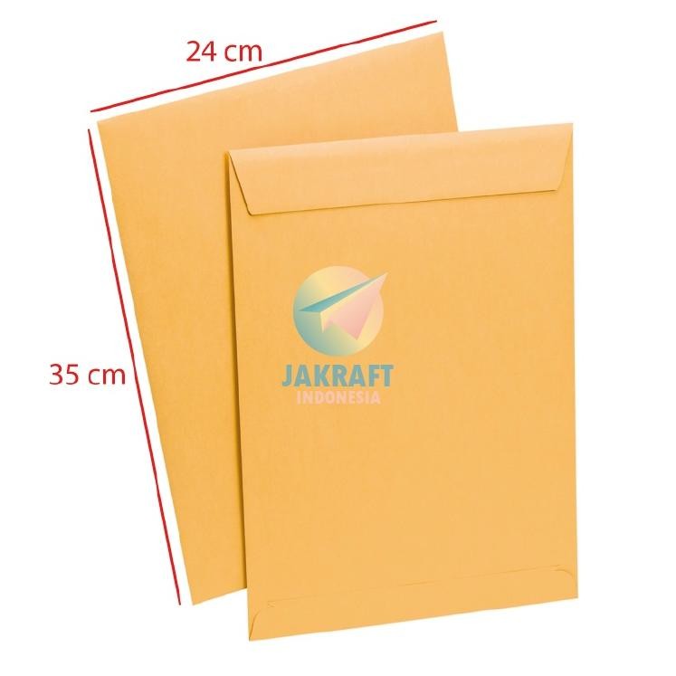 

100 Pc Amplop Coelat O Folio F4 Fc Dengan Lem Colat Polo Urat Doumen 24 35 Cm Brown Envelope W Eal Tebal 80 Gm