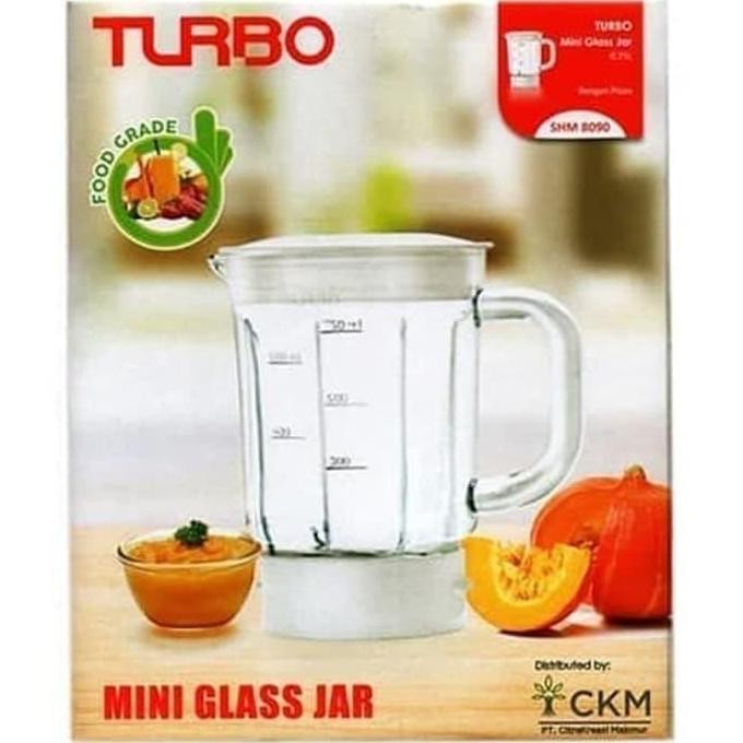 Produk Baru MINI GLASS JAR TURBO SHM8090 - GELAS BELING BLENDER BUMBU PHILIPS