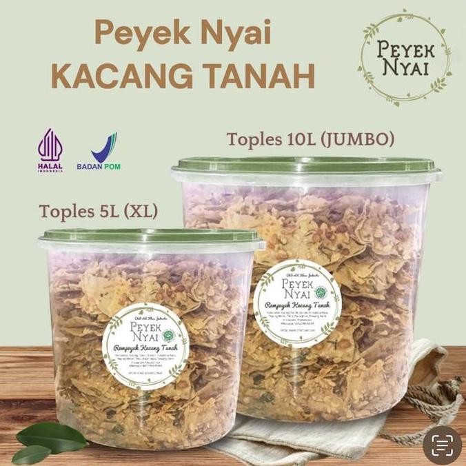 

Rempeyek Peyek Nyai Kacang (JUMBO)
